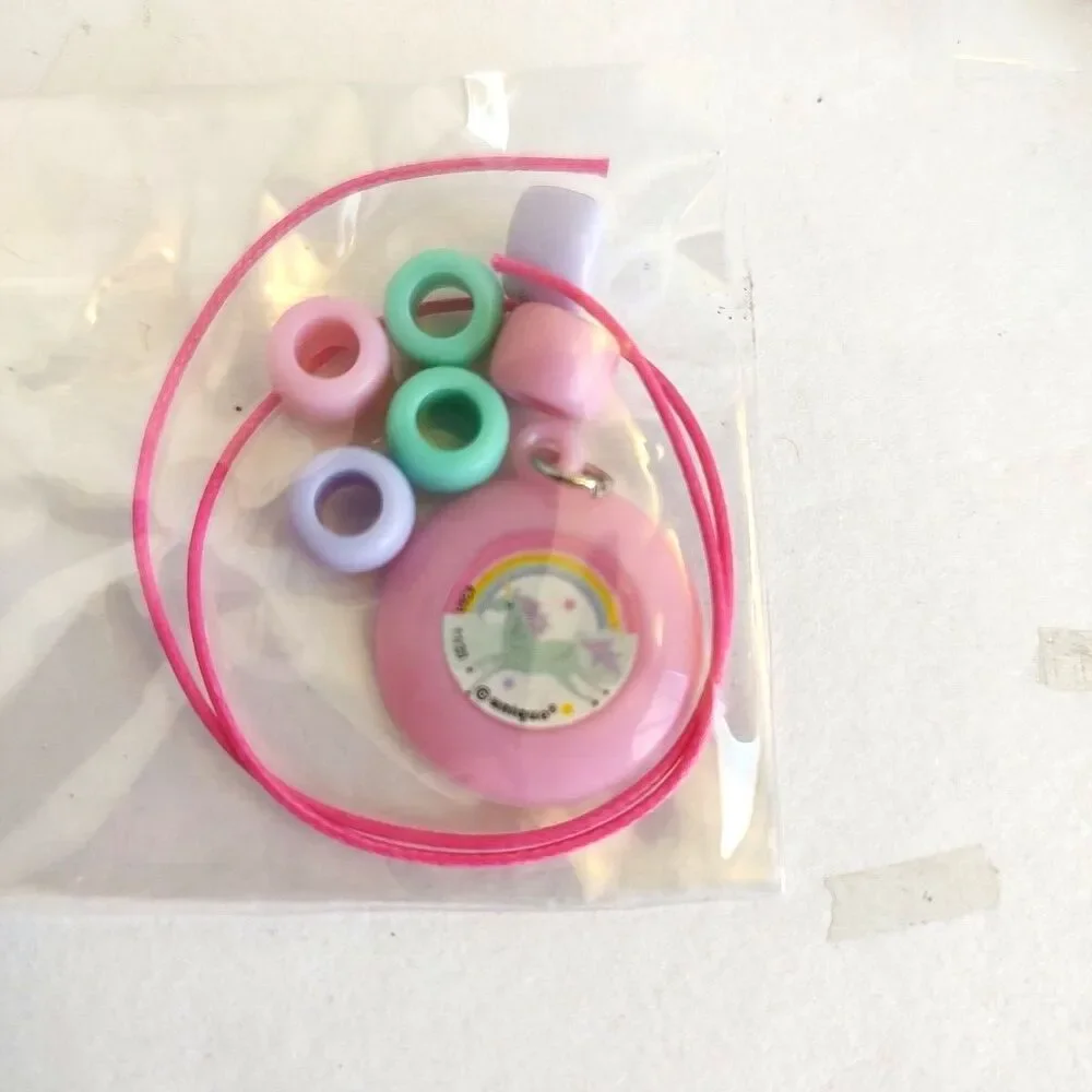 321 Party Favor 4 DIY Charm Bracelets Craft Kit Unicorn Rainbow Kids Girls Fun